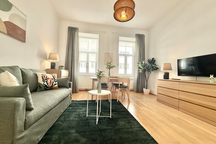 Living room with Smart TV