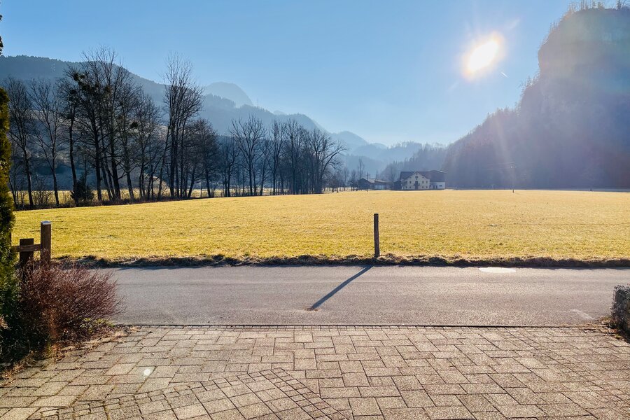 Parkplatz  vor dem Haus