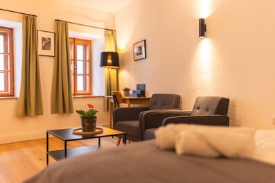 Furnished 1-room apartment in historic old town building – short-term rental & temporary housing for 1 to 6 months in Hallein