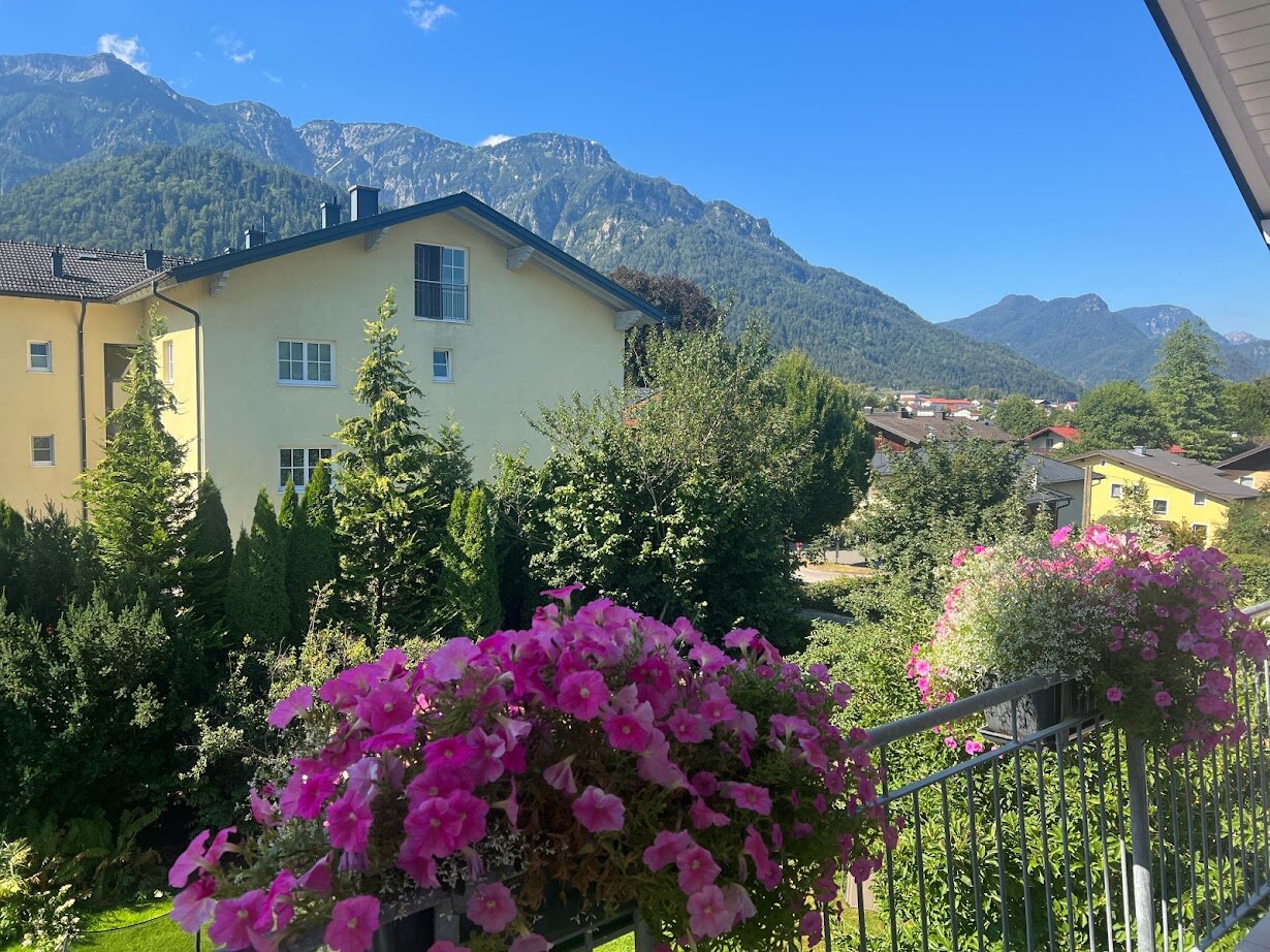 View from the balcony looking south towards the Predigtstuhl