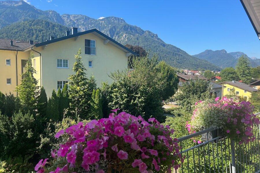 View from the balcony looking south towards the Predigtstuhl