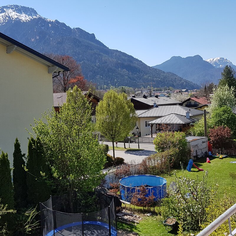 View to the southwest from the balcony