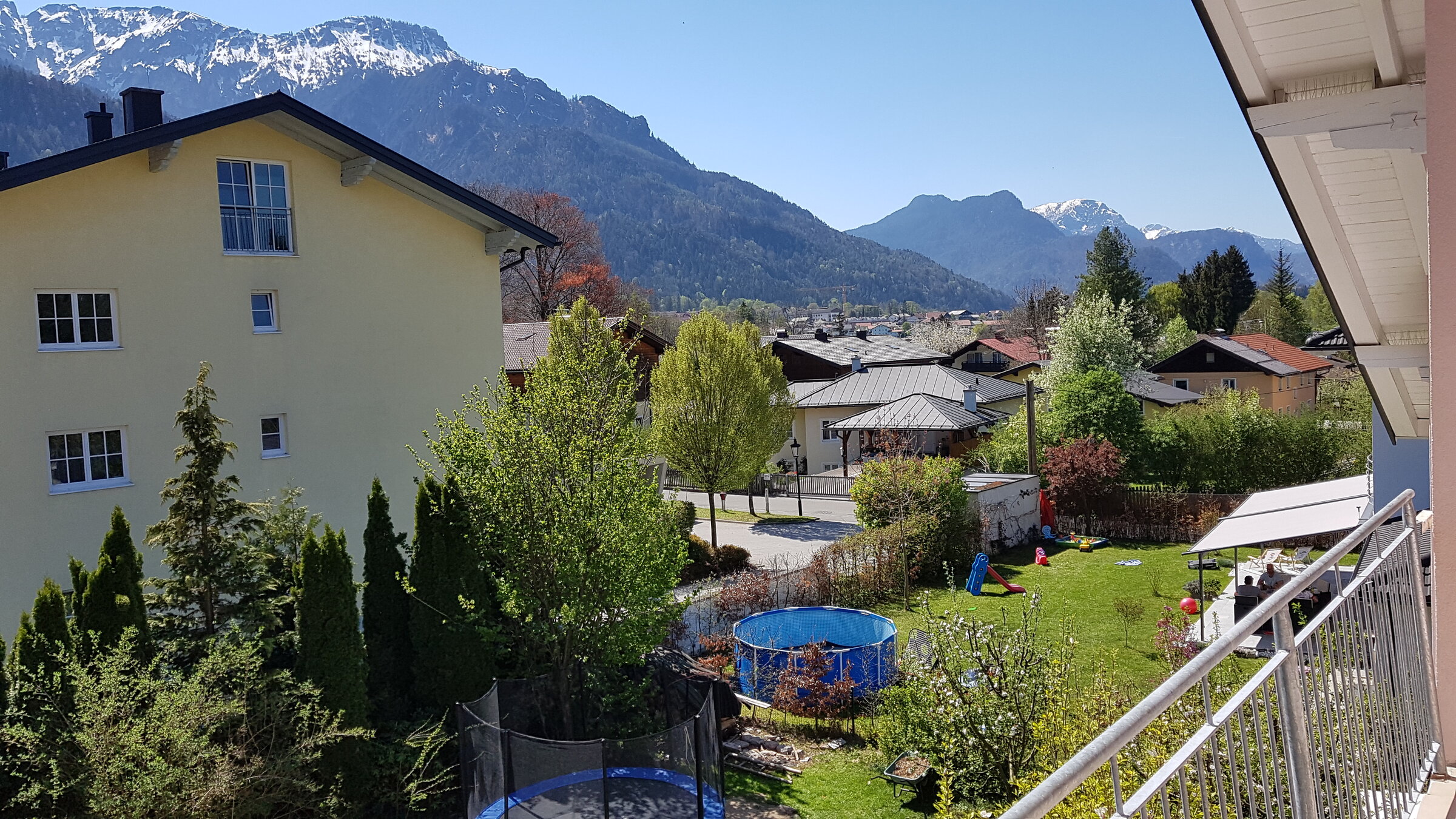 View to the southwest from the balcony