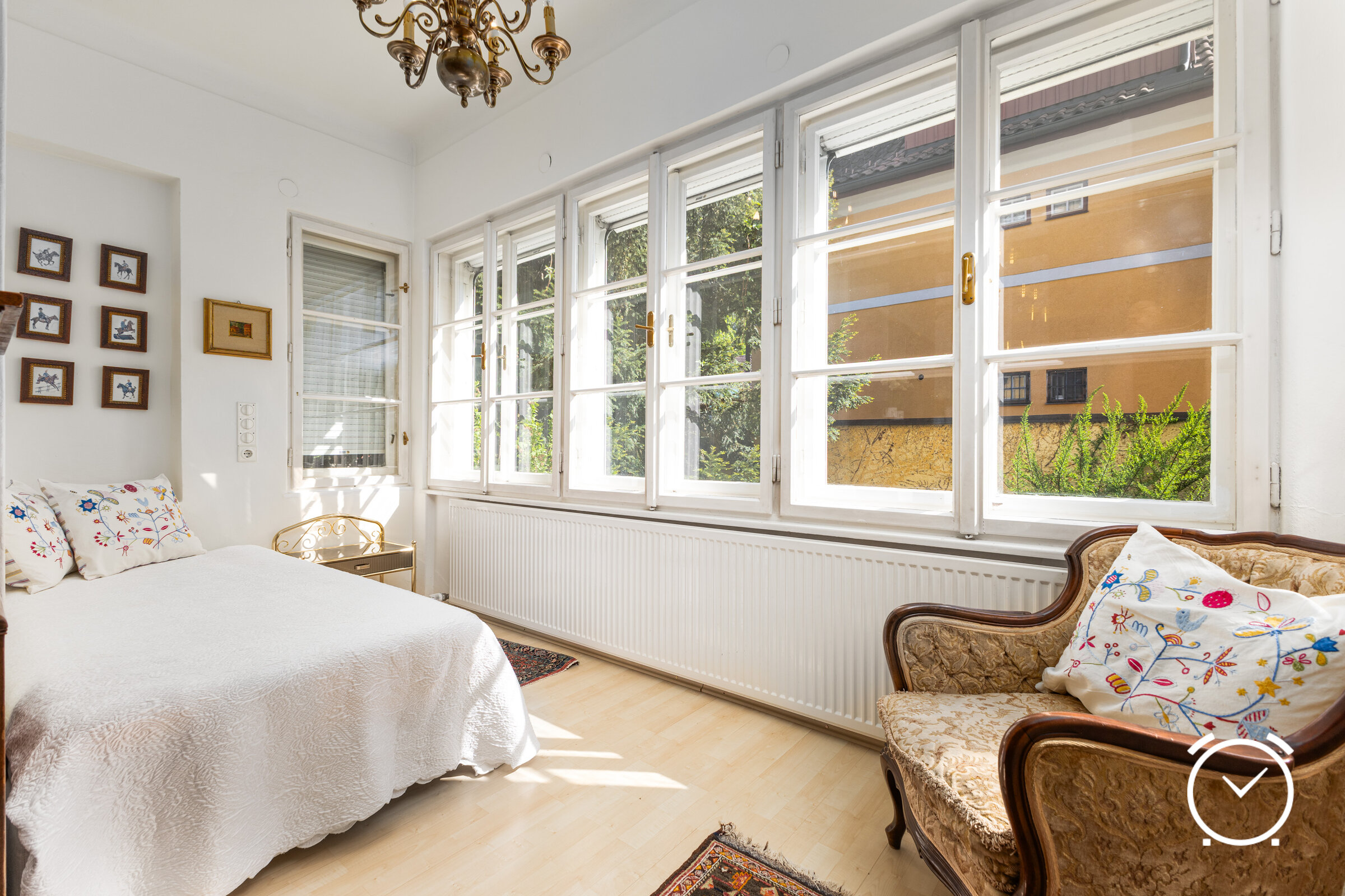 Erker im Wohnzimmer 