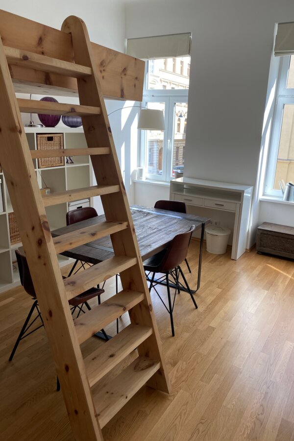 Two big and bright windows