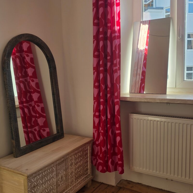 View out of the sleeping room