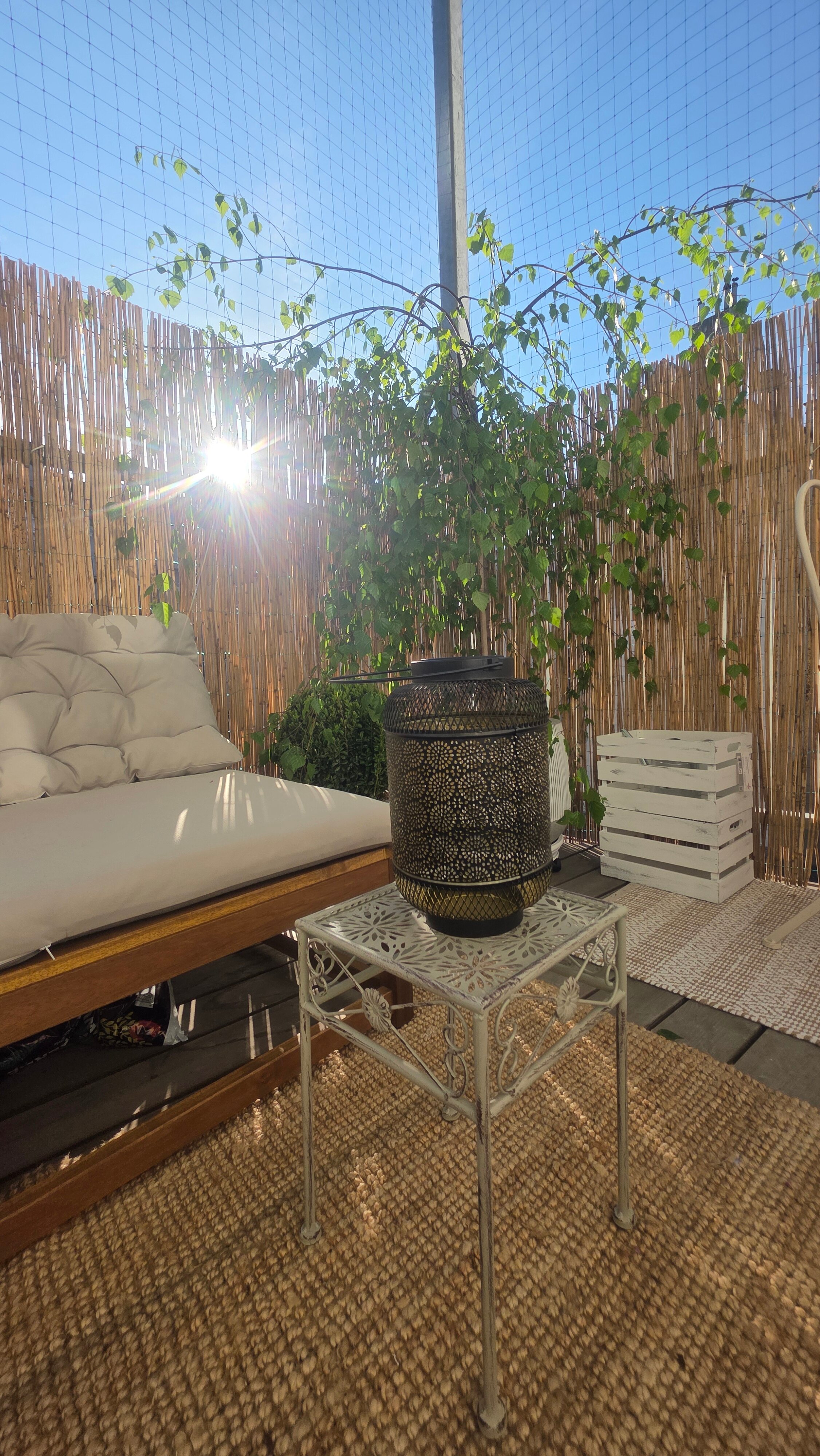 Terrasse with sunrise view