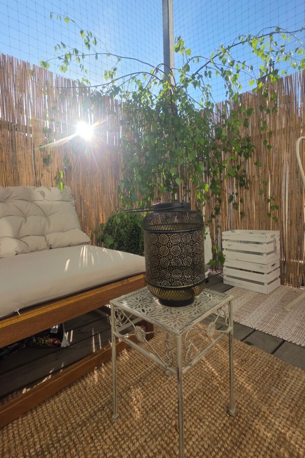 Terrasse with sunrise view