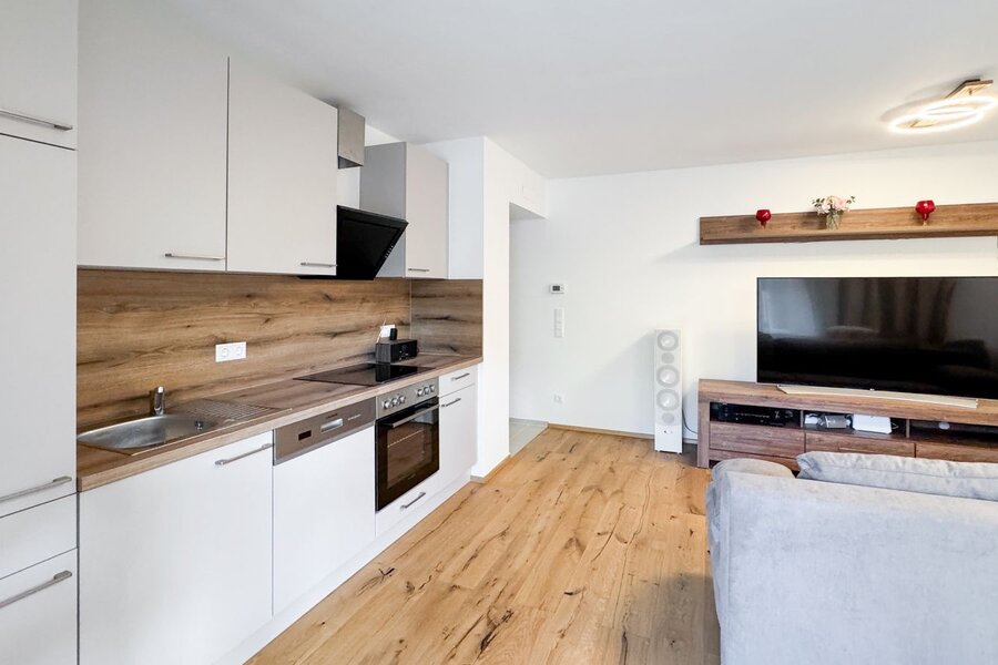 Luxury Garden Vienna Apartment Küche | © Iryna Domann