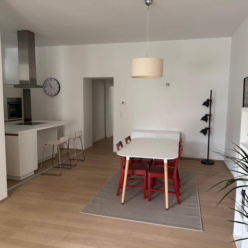Kitchen and dining area