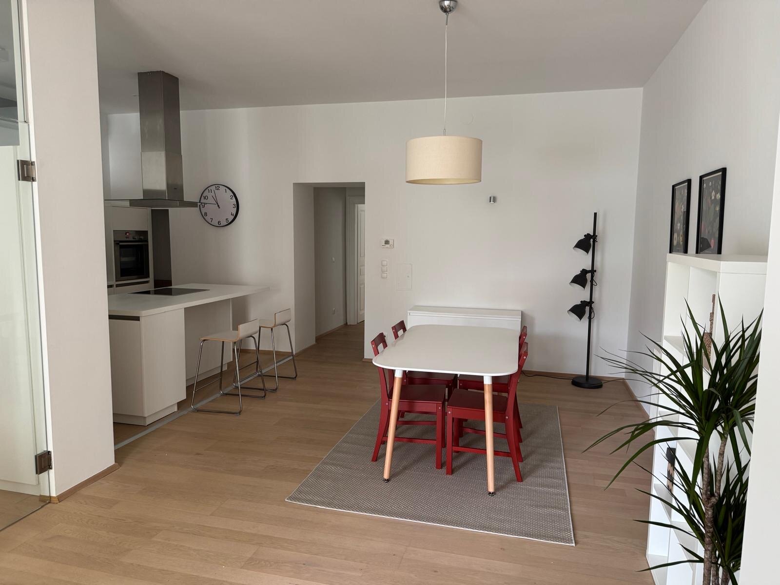 Kitchen and dining area