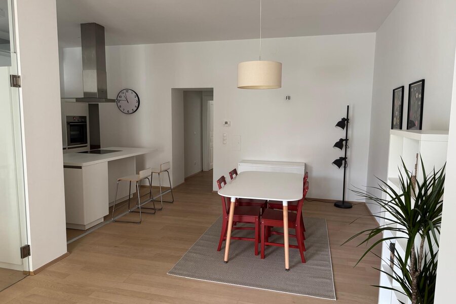 Kitchen and dining area