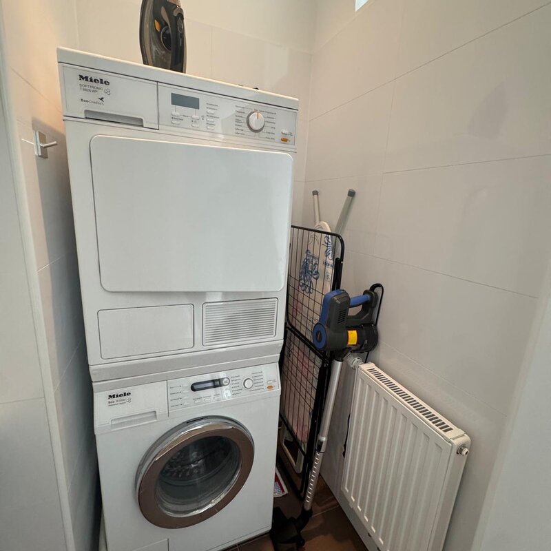 Storage room, washing machine, dryer