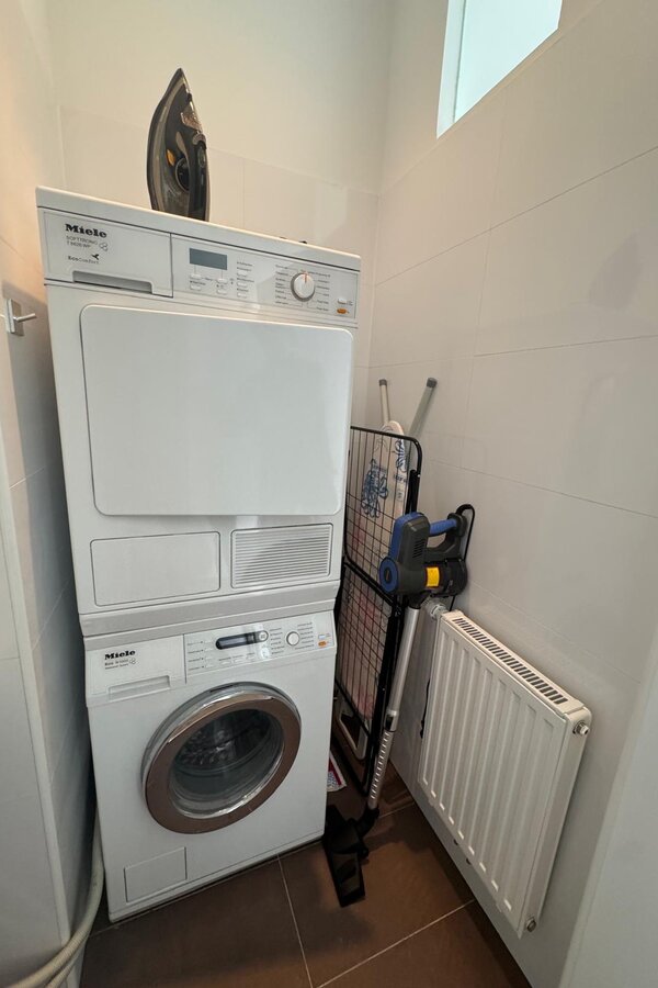 Storage room, washing machine, dryer