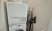 Storage room, washing machine, dryer