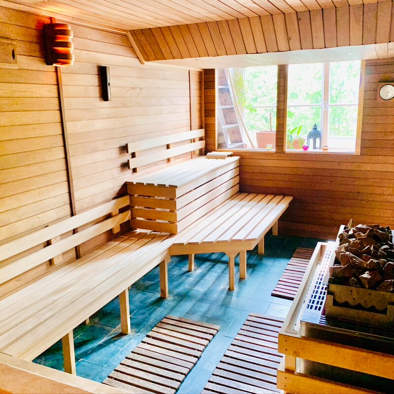 mit Blick über Berlin und Sonnenuntergang