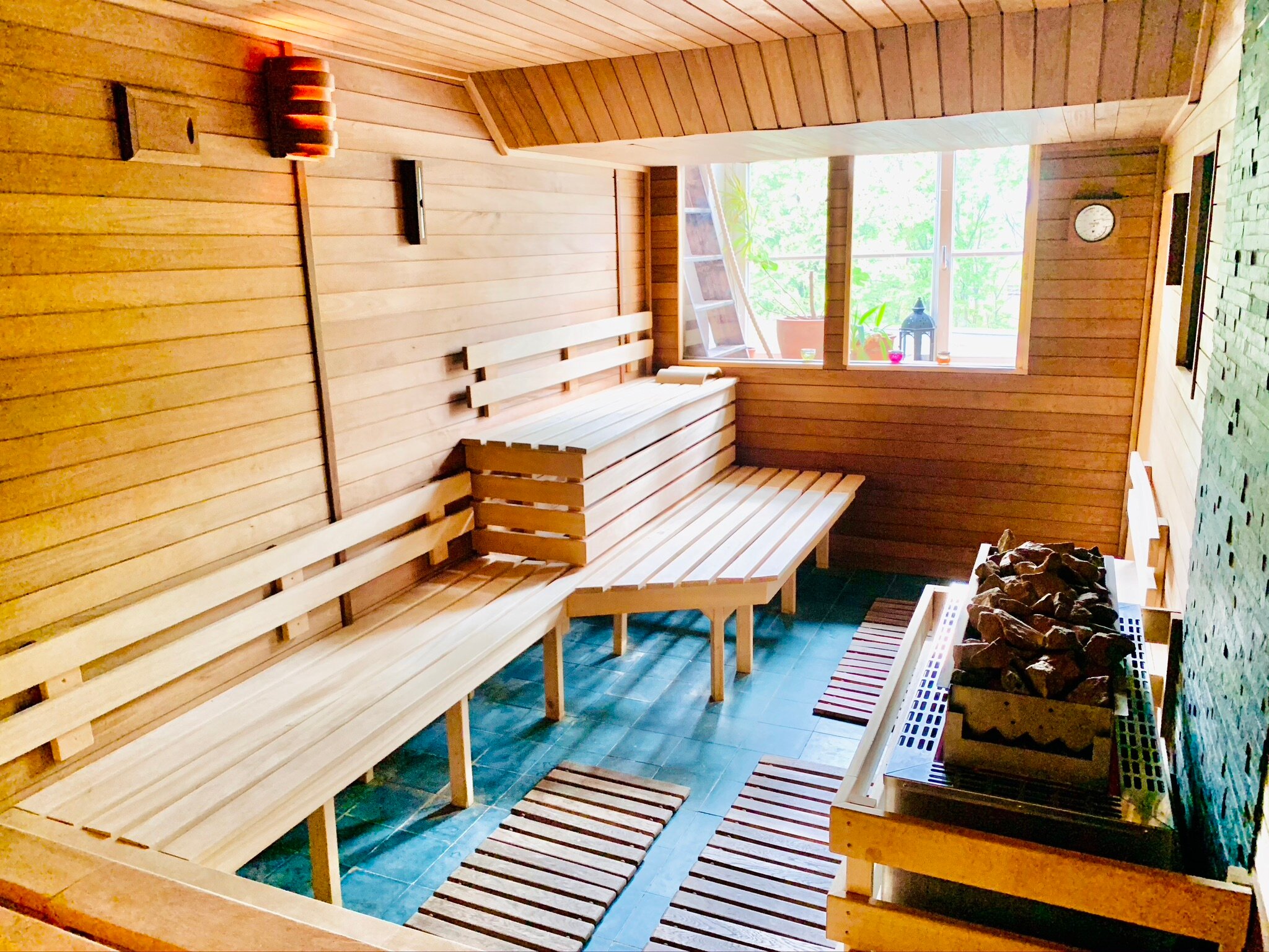 mit Blick über Berlin und Sonnenuntergang