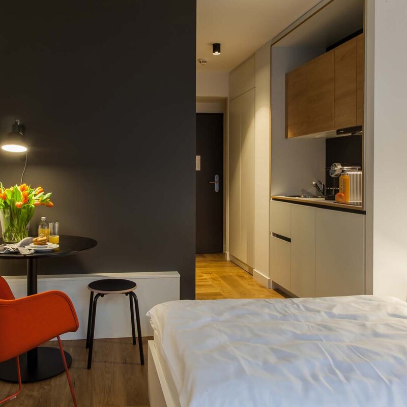 Schlaf- und Wohnbereich