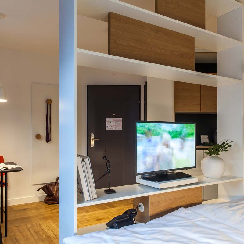 Schlaf- und Wohnbereich