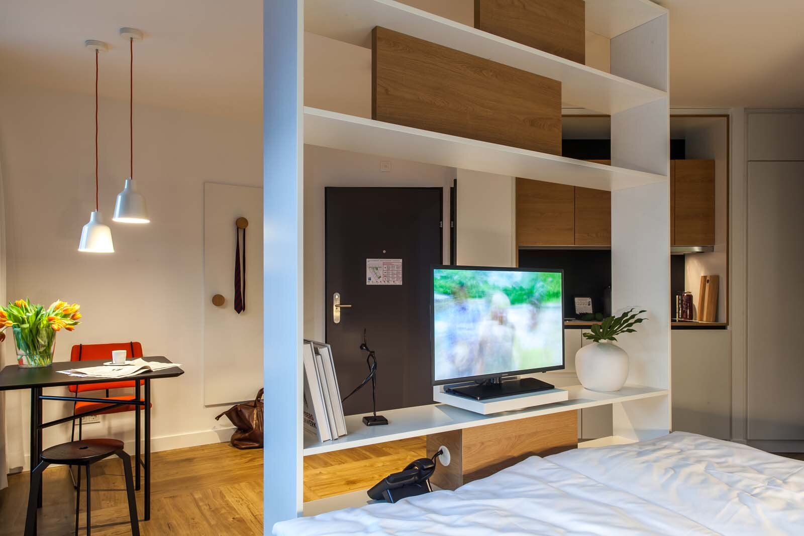 Schlaf- und Wohnbereich