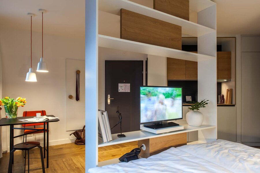 Schlaf- und Wohnbereich