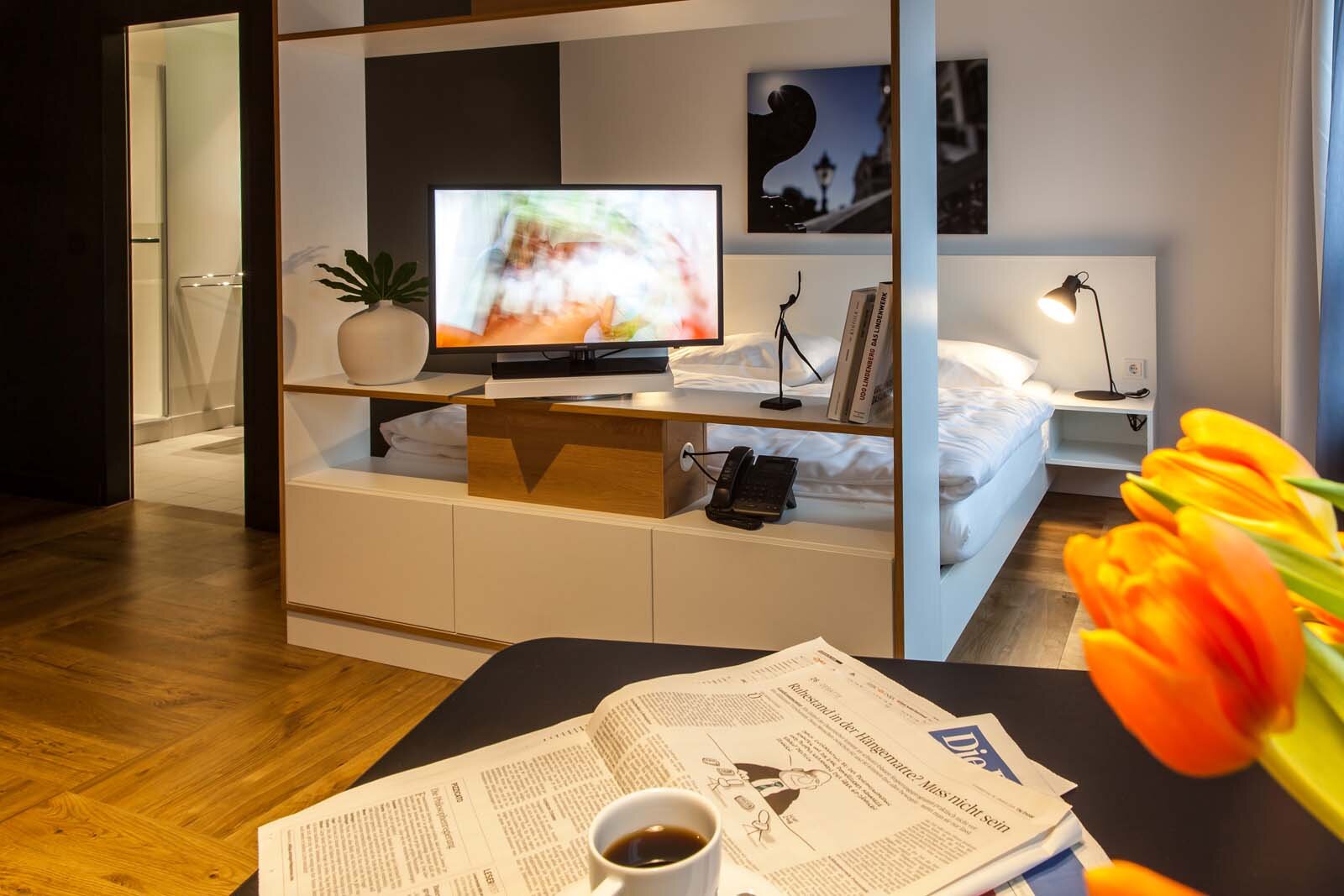 Schlaf- und Wohnbereich