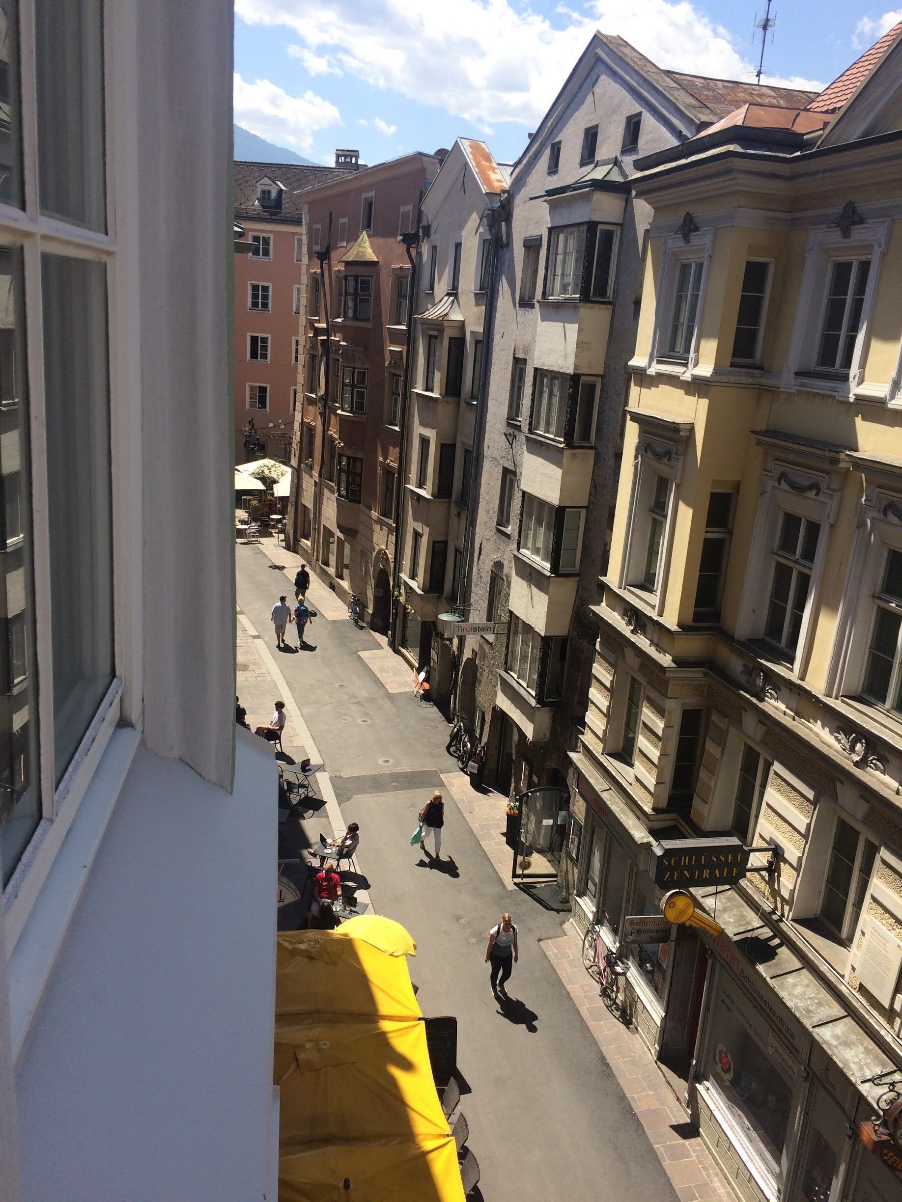 Blick aus Erkerfenster