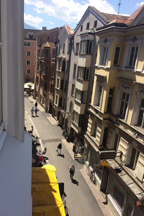 Blick aus Erkerfenster