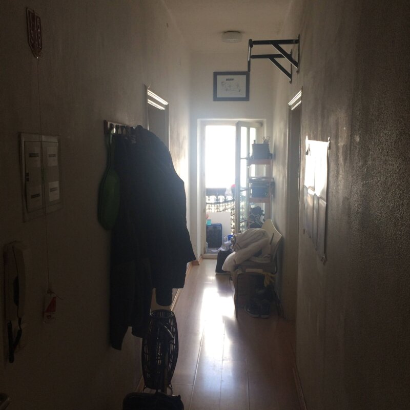 Gang Richtung Balkon