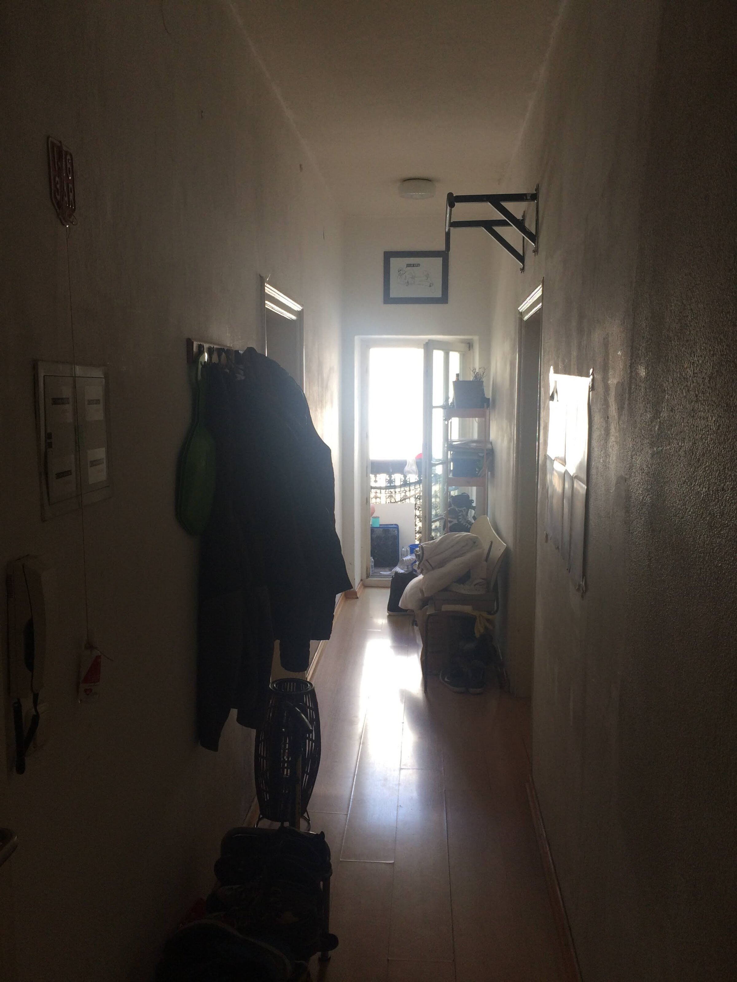 Gang Richtung Balkon