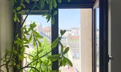 Sunny entrance area with view | © A.S.
