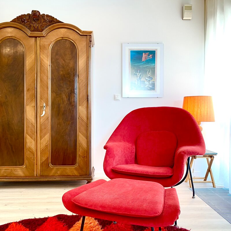 Reading area in the bedroom | © H. Weißenberger