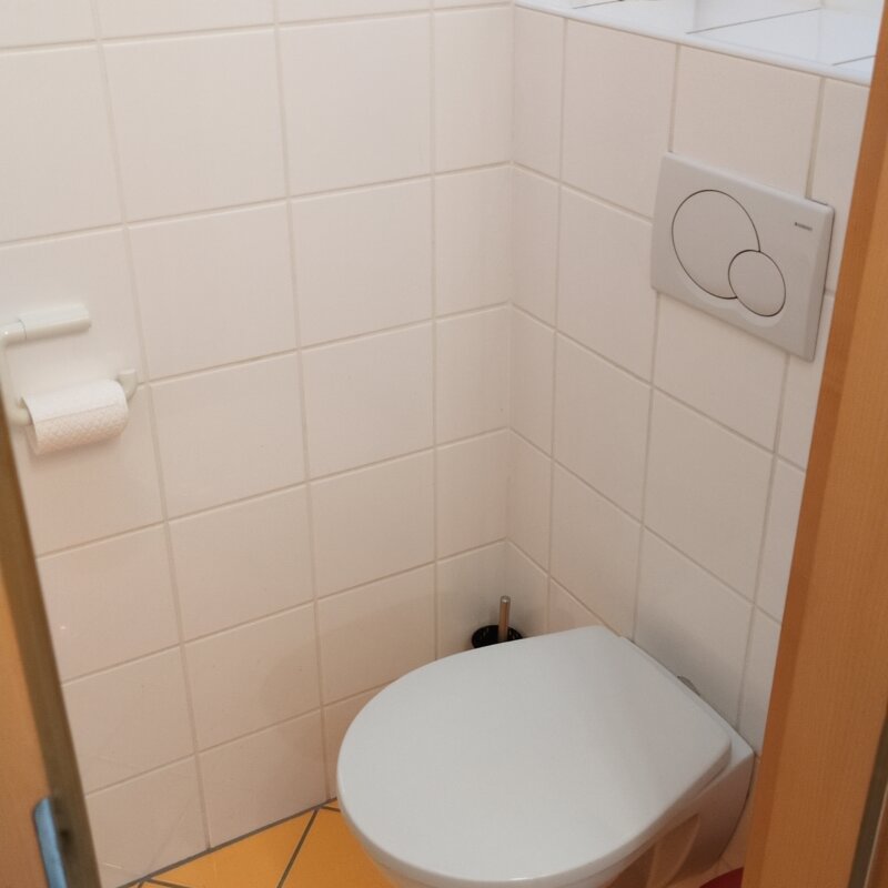 getrennte Toilette