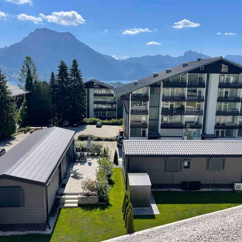 Tiny Haus mit Garten & Bergblick – Kurzzeitmiete Altmünster, Wohnen auf Zeit für 1 bis 6 Monate