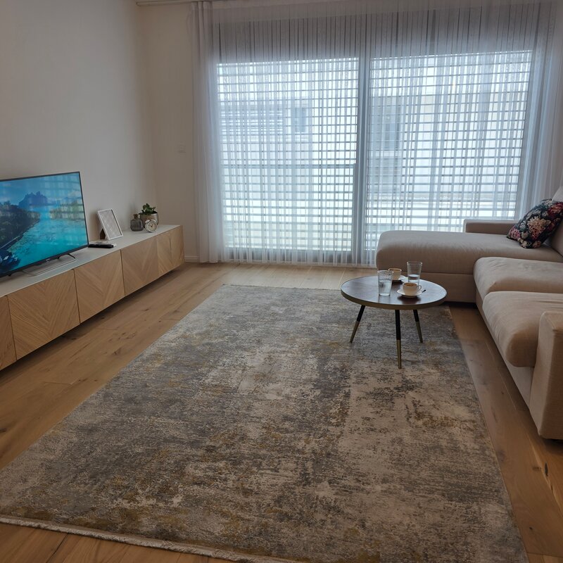 Helles Wohnzimmer mit moderner Einrichtung – 2-Zimmer Wohnung zur Kurzzeitmiete & Wohnen auf Zeit für 1 bis 6 Monate in Wien
