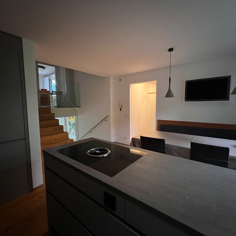 Küche und Essbereich