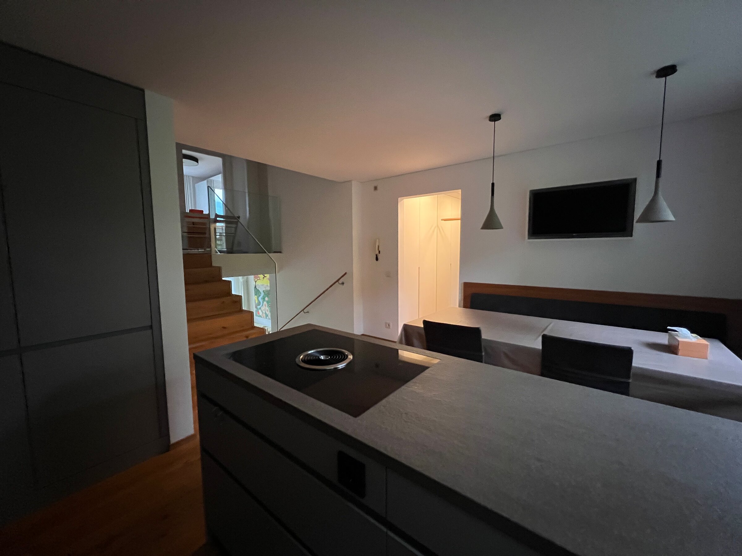 Küche und Essbereich