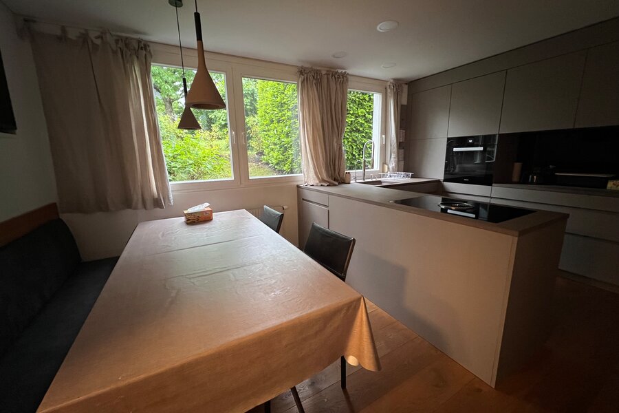 Küche und Essbereich 