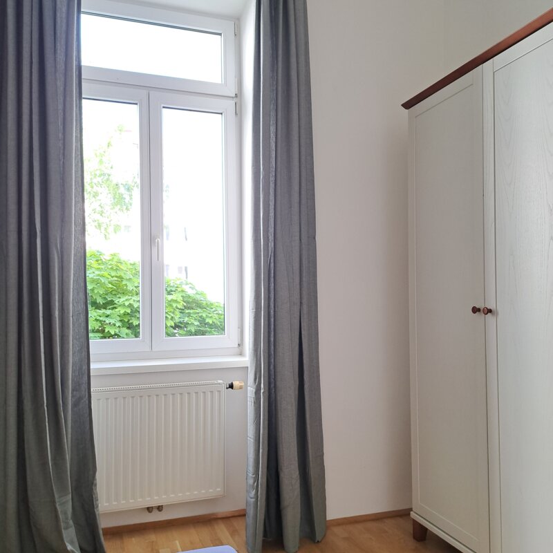 Schlafkabinett in den Innenhof