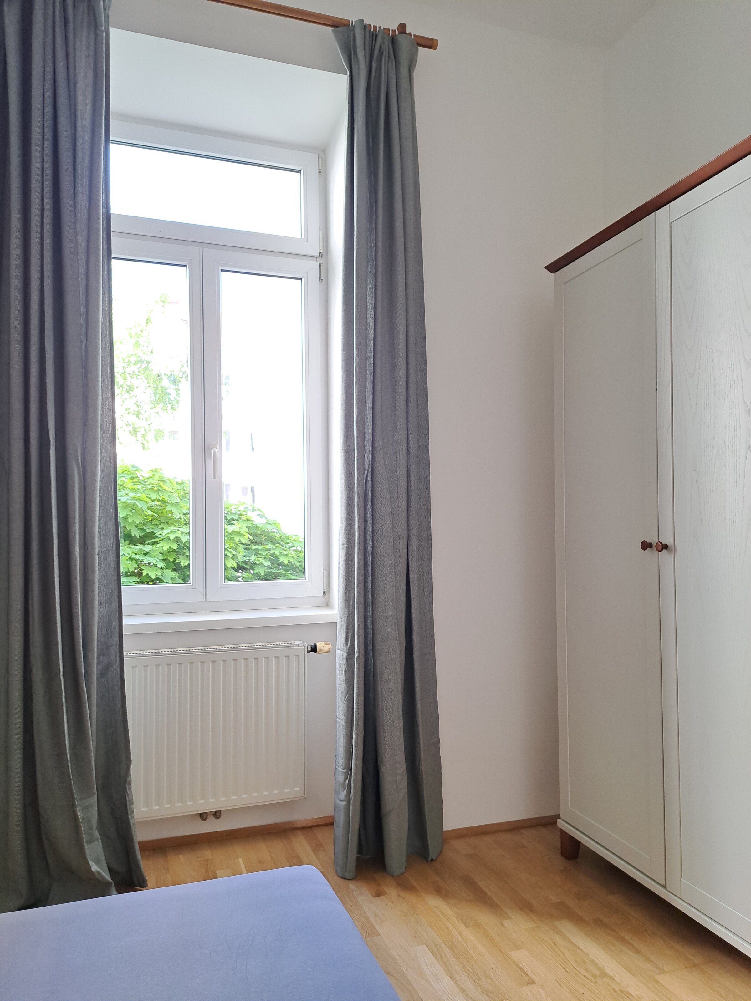 Schlafkabinett in den Innenhof