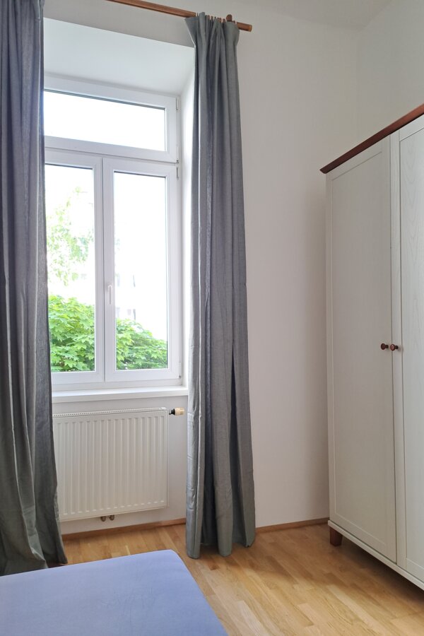 Schlafkabinett in den Innenhof