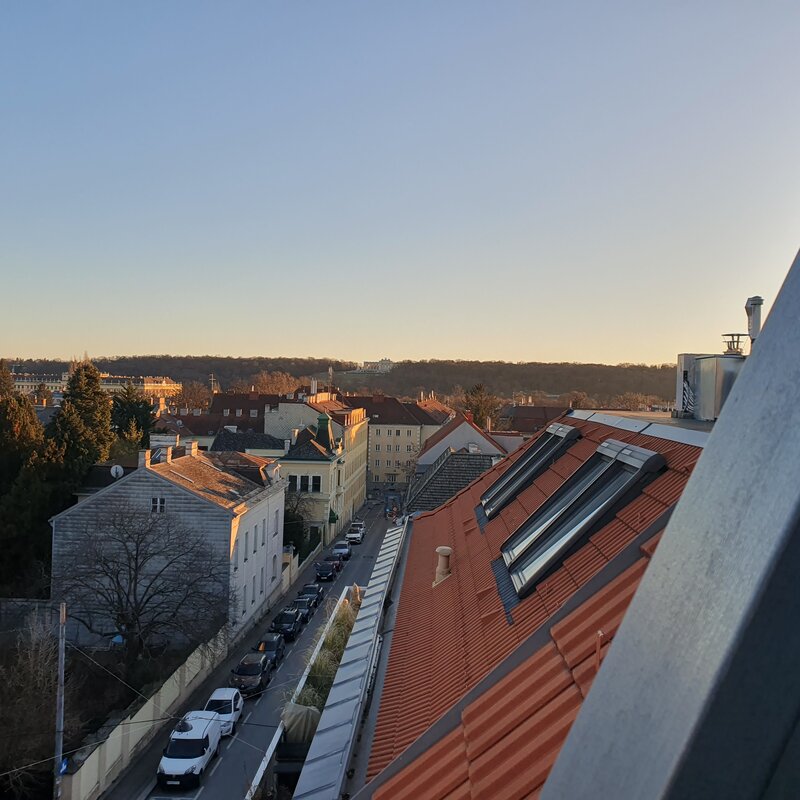 view to Schönbrunn from Studio