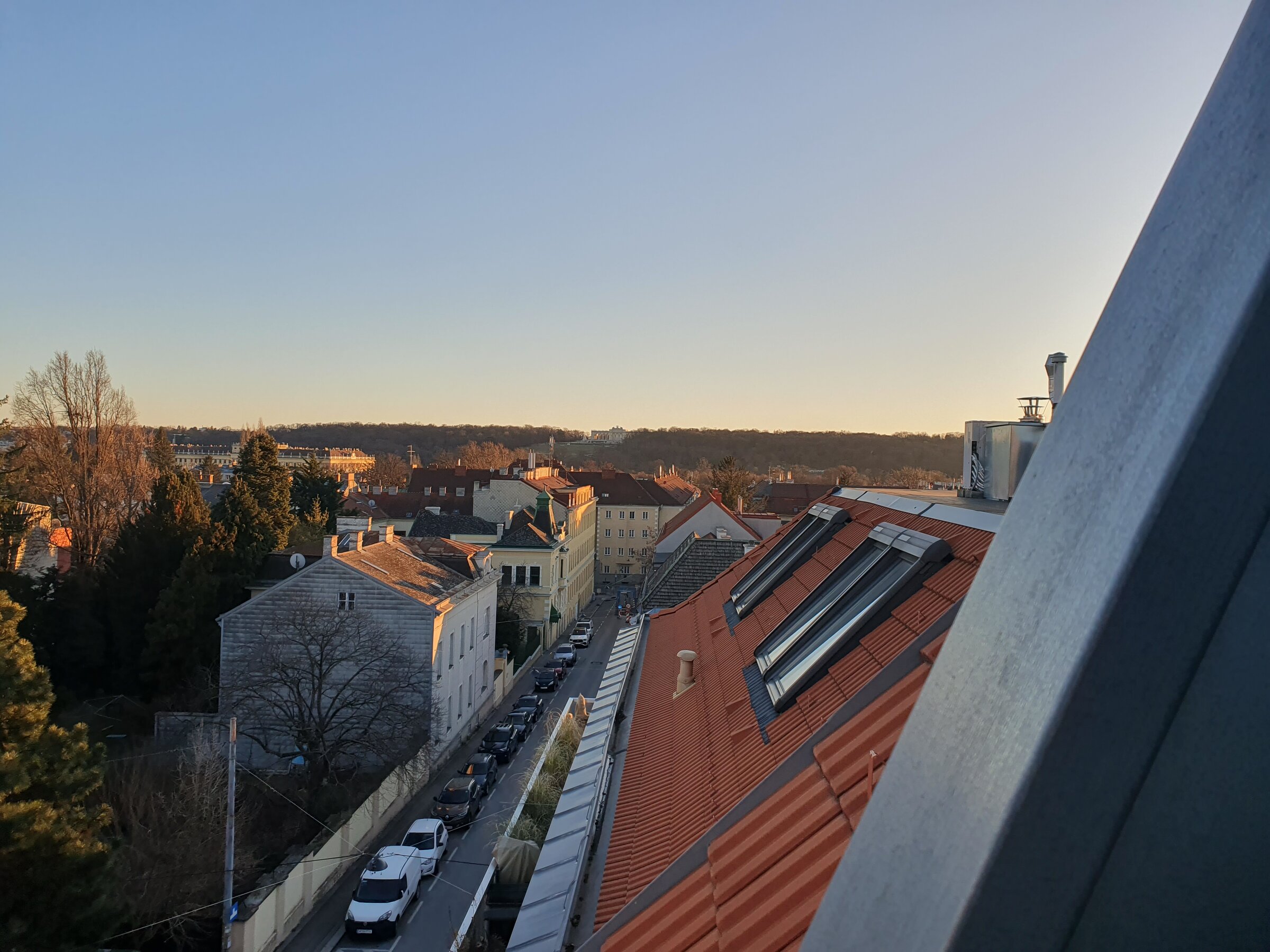 view to Schönbrunn from Studio
