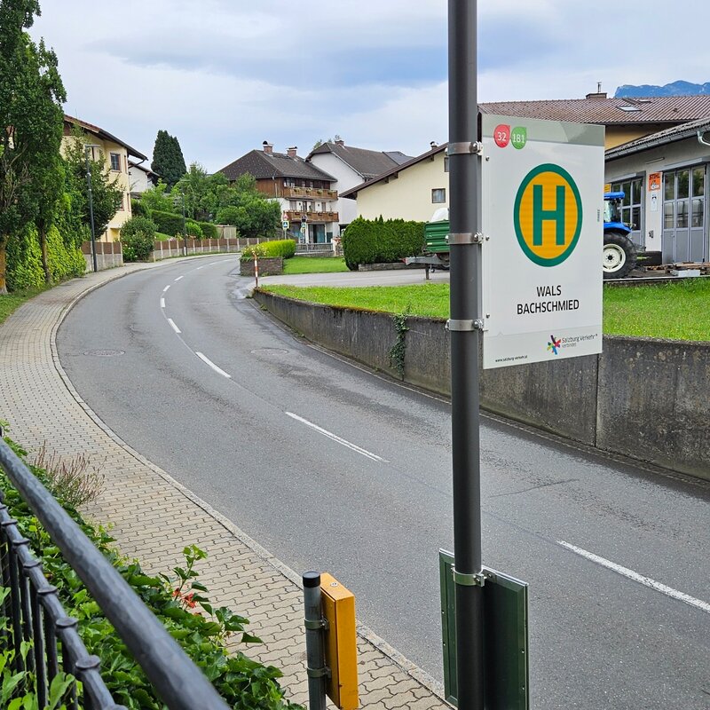 in Sichtweite die Unterkunft