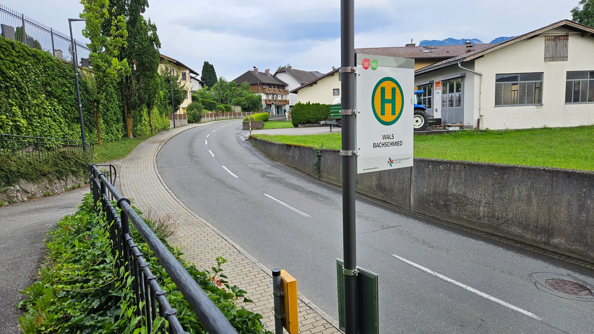 in Sichtweite die Unterkunft