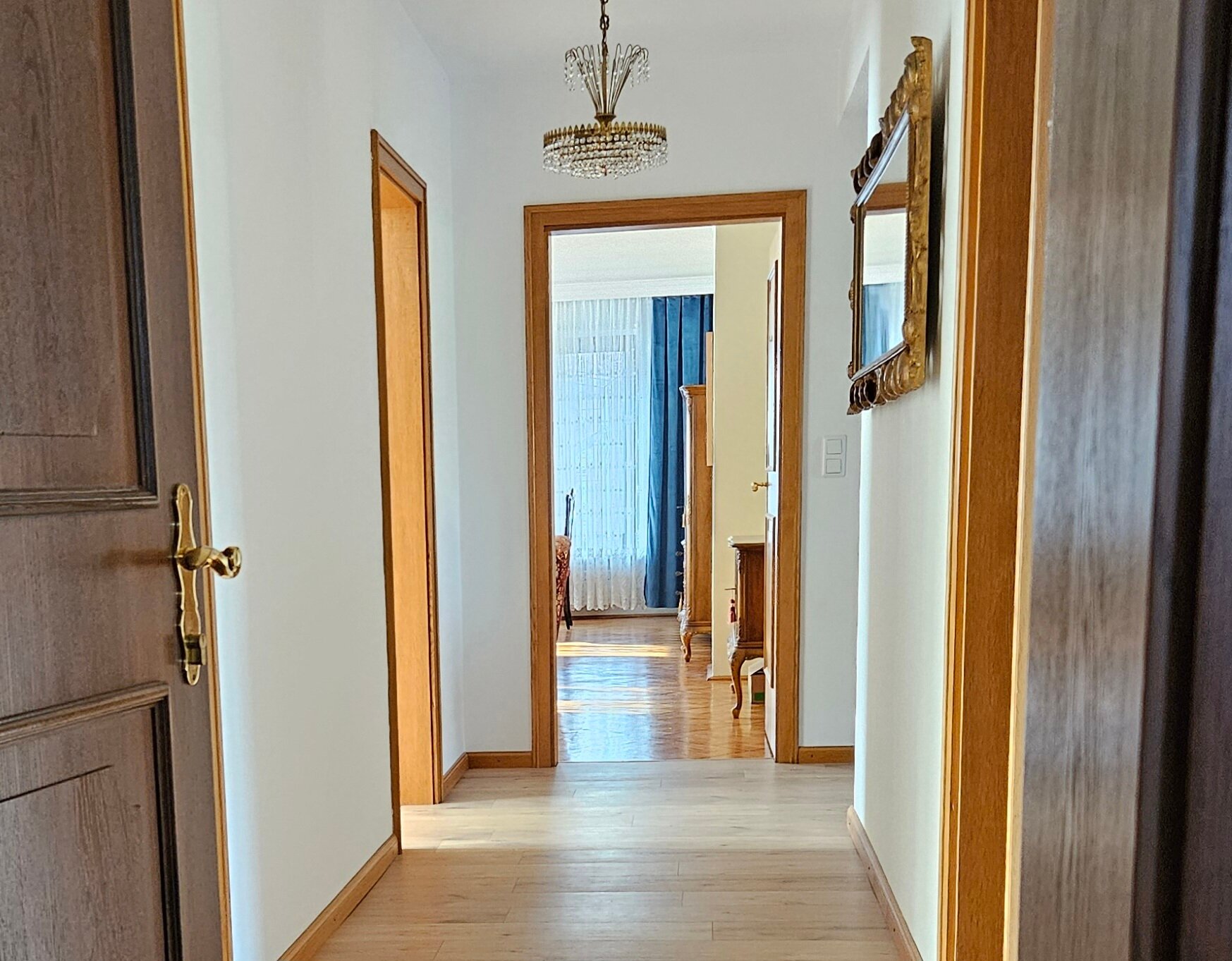 Teil des Ganges zu den Zimmern