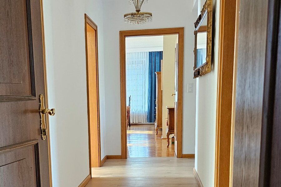 Teil des Ganges zu den Zimmern