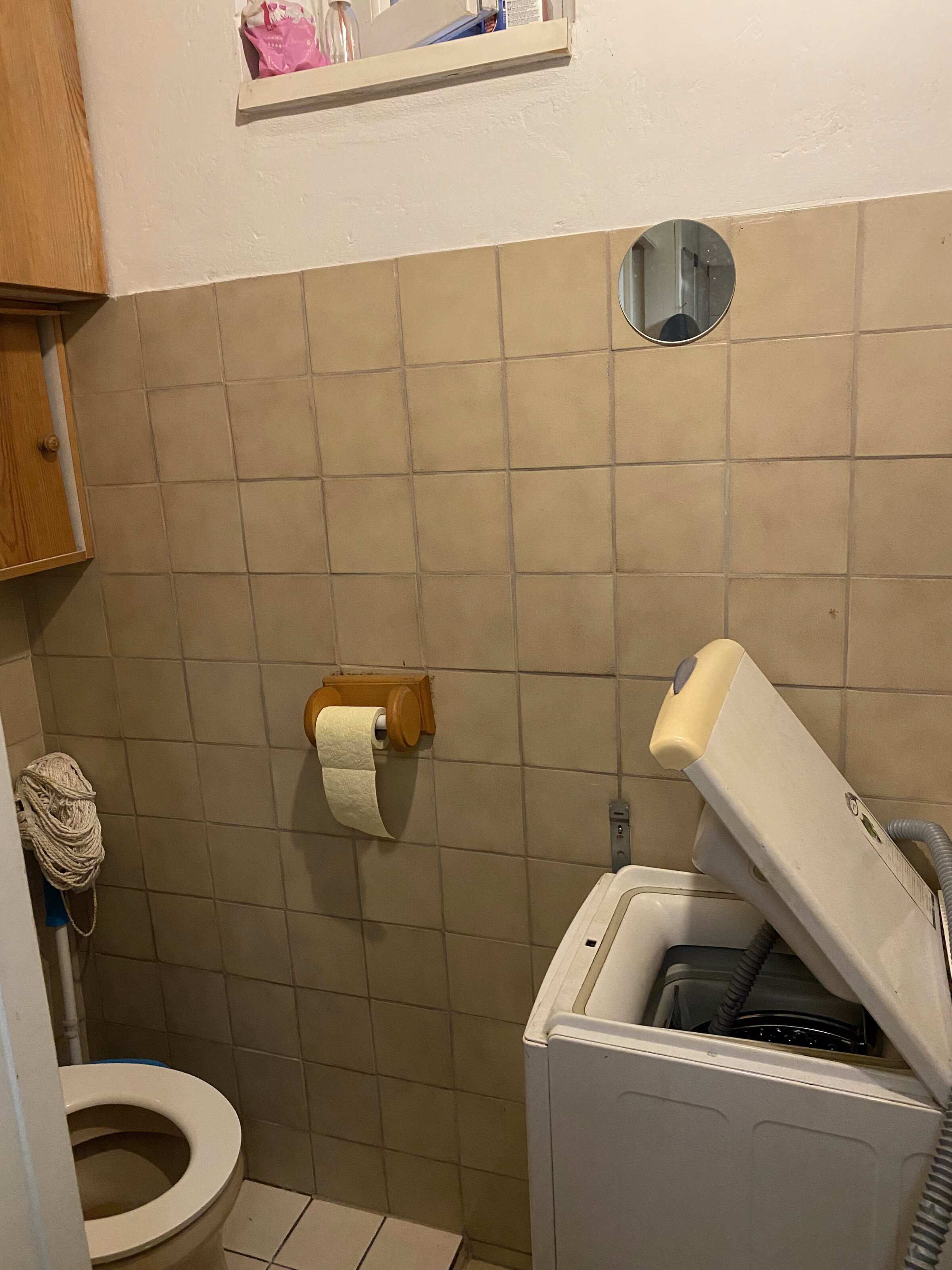 toilet washing machine