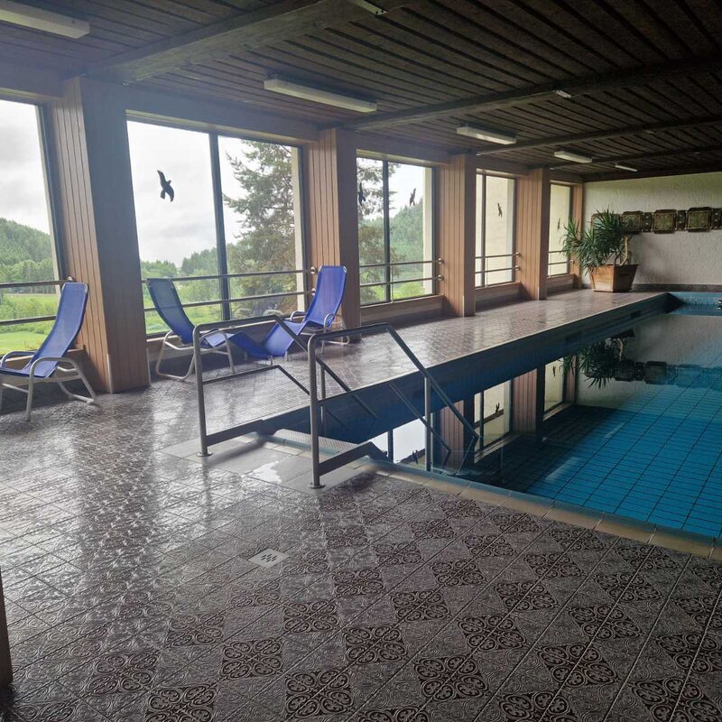 Swimmingpool in house