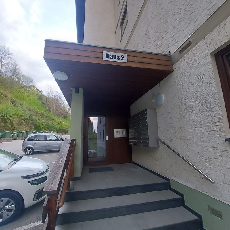 Parking and entrance